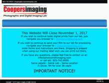 Tablet Screenshot of coopersimaging.com